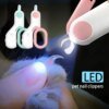 LED Light  Dog Nail Clipper Cutter Professional