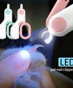 LED Light  Dog Nail Clipper Cutter Professional